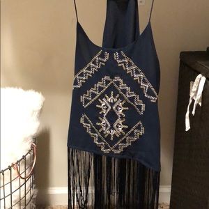 Rue 21 fringe tank top